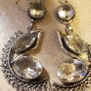 Stunning Handmade Topaz Drops in .925 ******ALL MY PIECES ARE NEW NEVER WORN !